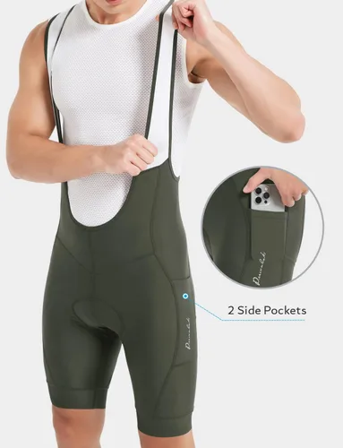 Miniatura 12 de Przewalski - Culote de ciclismo para hombre acolchado 3D, excelente rendimiento y mejor ajuste