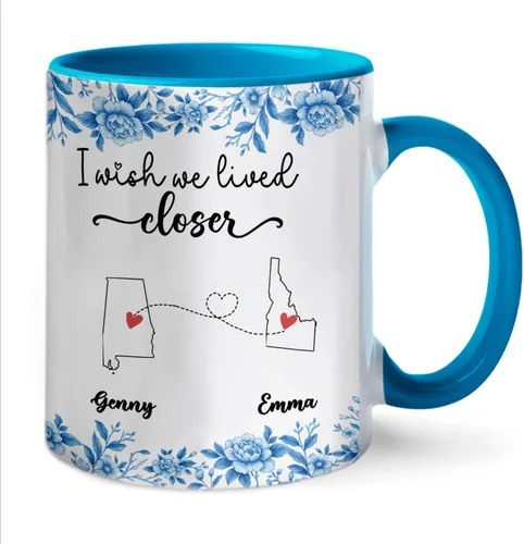 Miniatura 9 de Taza de café con texto en inglés "Besties There Are Friends That Become Family", tazas personalizadas para mejores amigas para mujeres, elige