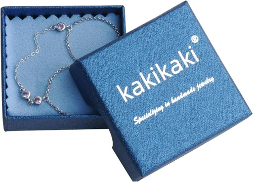 Miniatura 77 de Pulsera de plata de ley 925 para mujer, pulsera de mano para mujer, pulseras esclavas de 7 a 9 pulgadas ajustable