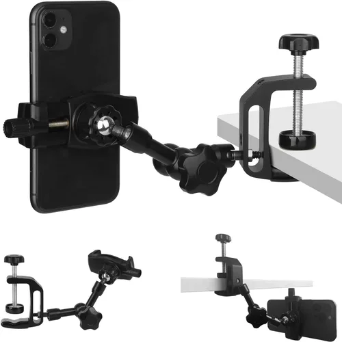 Miniatura 10 de Soporte para tablet debajo del gabinete, soporte para tableta de cocina, soporte para iPad para escritorio/mesa/tabla/silla, compatible