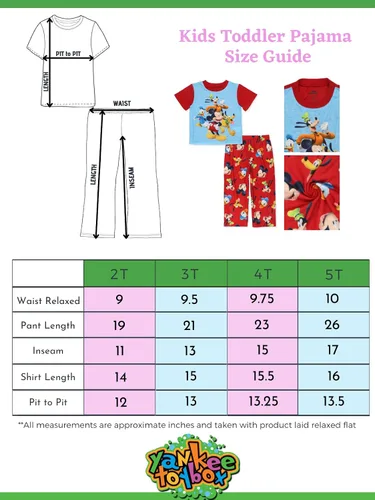 Miniatura 2 de Disney Mickey Mouse - Conjunto de pijama de 2 piezas para niños pequeños