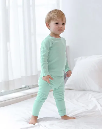 Miniatura 4 de AVAUMA - Pijama para niños y niñas de algodón básico para uso diario