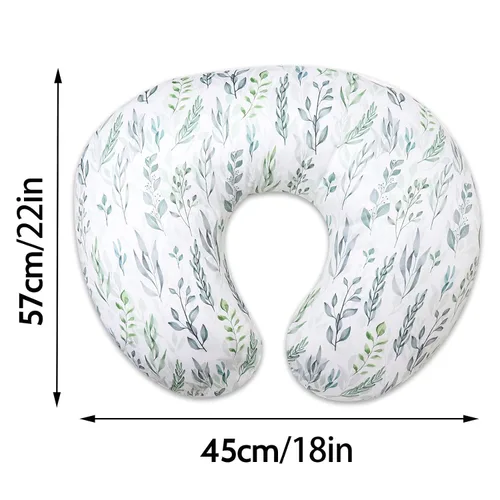 Miniatura 6 de Fundas de asiento de coche para bebés y fundas de almohada de lactancia, hoja verde