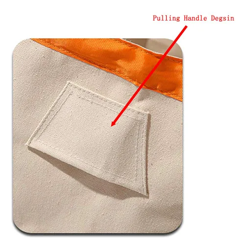 Miniatura 2 de Cesta de almacenamiento de lona plegable o organizador de juguetes para sala de juegos de niños, ropa, libros para niños, animales de peluche