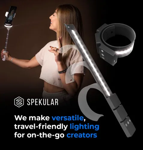 Miniatura 7 de Spekular Kit de vlogger de envoltura de luz LED KYU-6