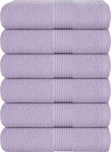 Miniatura 45 de Belizzi Home Toallas de Baño Extragrandes Premium de Algodón Paquete de 2, 35x70 - 100% Algodón Puro - Ideal para Uso Diario - Ultra Suave y Morado