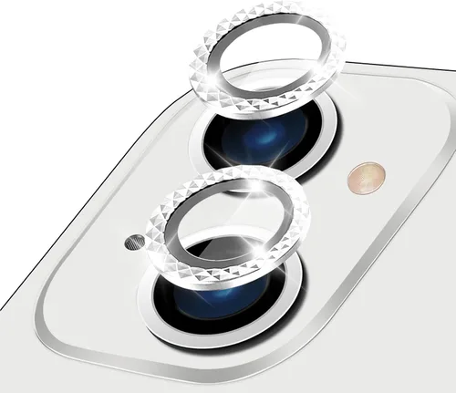 Miniatura 18 de LucBuy Protector de lente de cámara para iPhone 12 Pro Max, vidrio templado HD de alta calidad, aleación de aluminio, anillo individual, película