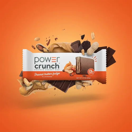 Miniatura 4 de Barritas de proteína Power Crunch, paquete surtido, en 6 sabores, barras de 1,4 onzas (30 unidades). Snacks altos en proteínas con delicioso sabor