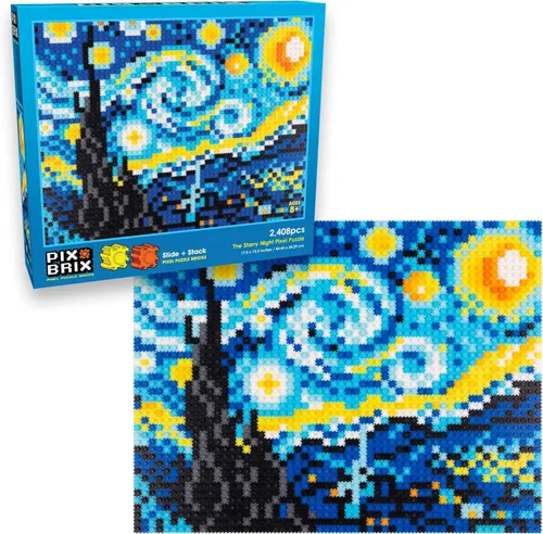 Miniatura 9 de Pix Brix Bloques de Puzzle de Arte Pixel - Star Stable’s Starshine, 3,405 Piezas - Bloques de Construcción Interconectados, Pixela Tu Caballo