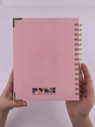 Miniatura 2 de Agenda mensual/semanal 2024, elegante diseño de flores moradas, enero a diciembre de 2024, 8.5 x 6.4 pulgadas, encuadernación en espiral doble