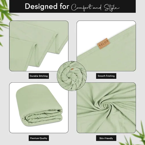 Miniatura 15 de K E L O R Luxury Cooling Travel Blanket - Stretchy, Lightweight Soft & Breathable Shawl Wraps for Women