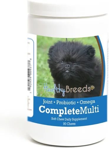 Miniatura 9 de Healthy Breeds Pug todo en uno multivitamínico suave masticable 60