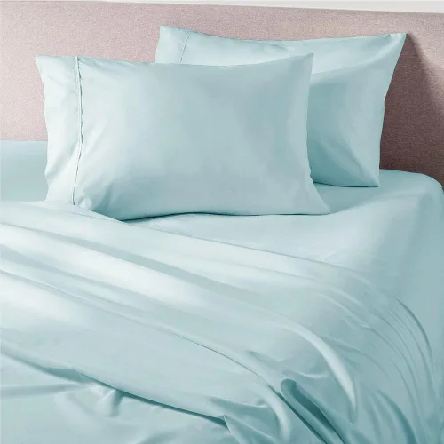 Miniatura 53 de PeachSkinSheets Juego de sábanas de berenjena, nivel de suavidad de 1500 hilos, sábanas refrescantes extra suaves para personas que duermen