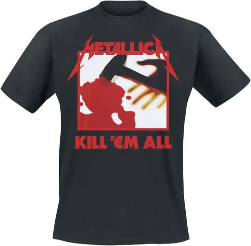 Miniatura 7 de Metallica Mens Kill Em All Tracks Back Print T-Shirt