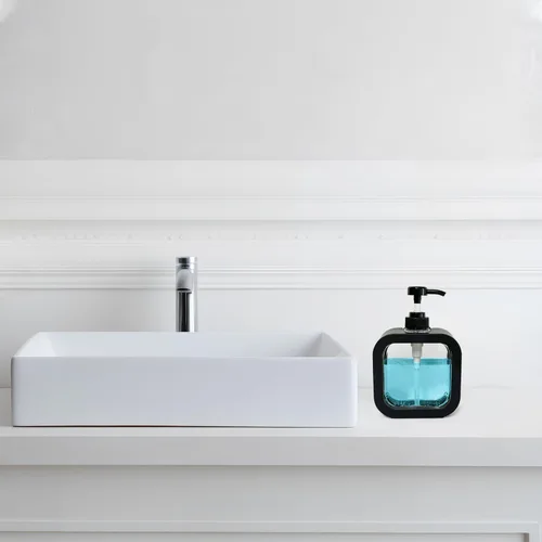 Miniatura 2 de Dispensador de jabón de manos para baño, dispensador moderno de jabón para platos para fregadero de cocina, recipiente de jabón líquido con bomba