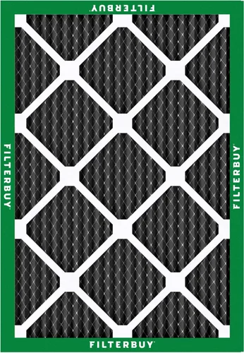 Miniatura 9 de Filterbuy Filtro de aire MERV 8 de 20 x 25 x 1 pulgadas (paquete de 12), filtros de aire plisados para calefacción, calefacción, aire acondicionado