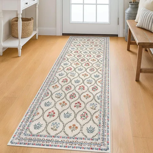 Miniatura 77 de KILOCOCO Alfombra de Pasillo 2x6, Alfombra de Pasillo Marroquí Súper Suave Lavable para Pasillo de Entrada, Alfombra de Cocina de Pasillo de Lana