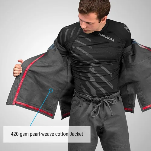 Miniatura 4 de Hayabusa Jiu Jitsu Gi de tejido perlado ultraligero