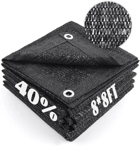 Miniatura 69 de Cool Area Lona de malla con ojales para cubierta de plantas, toldo de patio de 10 x 20 pies, para jardín, pérgola, invernadero, coche, granero, 55%