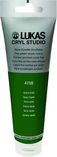 Miniatura 78 de Lukas CRYL Studio Artist - Pintura acrílica para artistas, Alizarín Carmesí, tubo de 125 ml - Pinturas acrílicas de alto pigmento para pintura