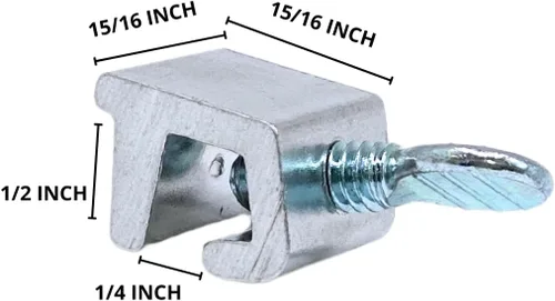 Miniatura 2 de NU-SET Cerradura Cerradura de ventana deslizante Cerradura de ventana con tornillo de pulgar para seguridad de ventanas Mejoras para el hogar