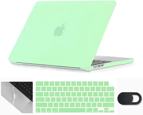 Miniatura 26 de Se7enline Compatible con MacBook Air 2024 de 15 pulgadas M4 M3 M2 A2941/A3114/A3241 Funda rígida para laptop Mac Air 15.3, cubierta protectora