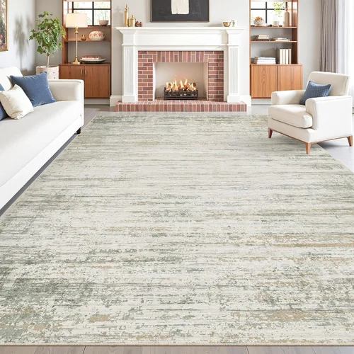 Miniatura 19 de zesthome Alfombras de 5 x 7 pulgadas - Alfombra lavable resistente a las manchas, alfombras modernas abstractas para sala de estar, dormitorio