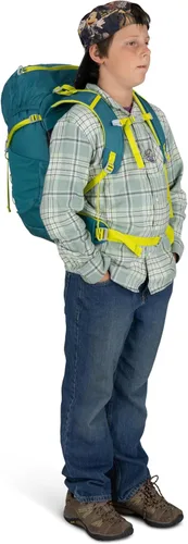 Miniatura 8 de Mochila de senderismo infantil Osprey Jet 28L, dosel verde