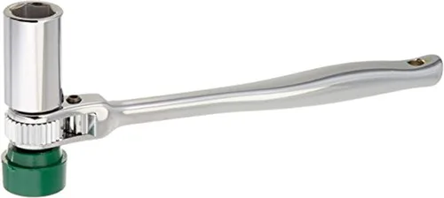 Miniatura 2 de Wright Tool #4482 - Llave de andamio con mango de contorno de cabeza de pera, cabeza de martillo de cara suave, pata única, color plateado Enchufe