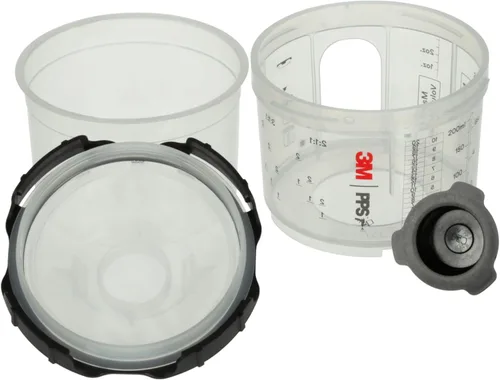 Miniatura 9 de 3M PPS 2.0 Kit de copa, tapas y forros para pistola pulverizadora, 26114, Mini, 6 onzas, filtro de 200 micrones, uso para automóviles, muebles, casa
