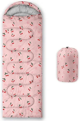 AILONEN Saco de dormir de campamento con escamas de sirena para adultos y adolescentes, ligero y resistente al agua, 3 estaciones, clima cálido y