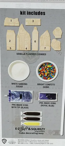 Miniatura 3 de Create-A-Treat Wizarding World Harry Potty Construye tu propio kit de galletas del castillo de Hogwarts