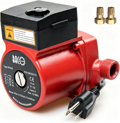 Bacoeng Bomba de recirculación de agua caliente, 110 V NPT de 3/4 pulg., bomba de circulación con enchufe de EE. UU