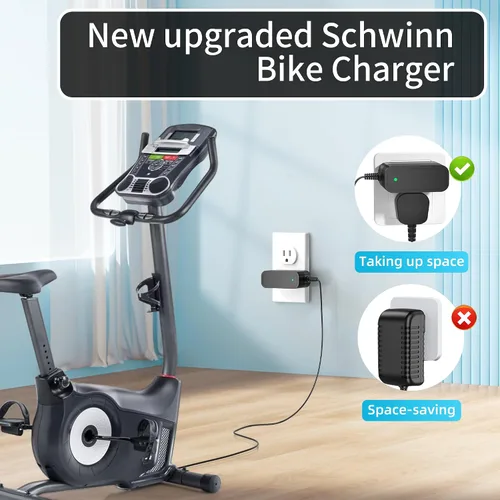 Miniatura 4 de Cable de alimentación para Schwinn Bike Charger Ejercicio Elíptico Recumbent Vertical Entrenador A10 A20 120 122 125 130 150 170 213 220 222 240 270