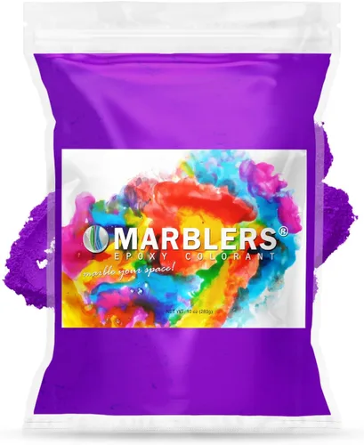 Miniatura 16 de MARBLERS Pigmento fluorescente en polvo [rosa neón] 10 oz (280 g) Pigmento mate Tinte No tóxico Vegano Libre de crueldad Esmalte