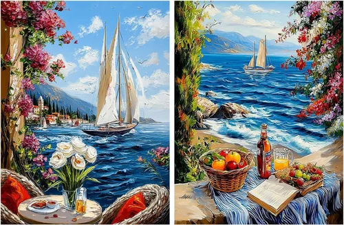Miniatura 12 de DOTSOPS Kits de Pintura de Diamantes Arte Adultos Kit de Pintura Manualidades DIY Arte de Diamantes 5D Paquetes Kits Completos para Adultos