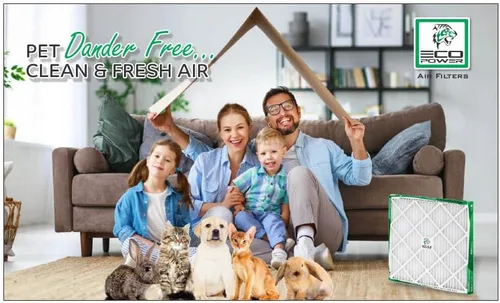 Miniatura 8 de Filtro de aire ECO POWER MERV 10 de 20 x 20 x 1, reemplazo de filtros de aire plisados para horno de CA para HVAC