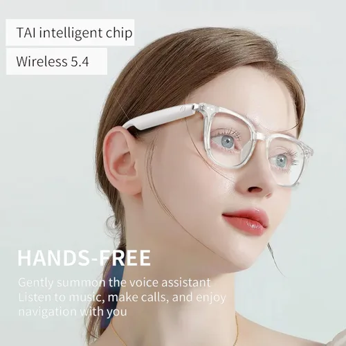 Miniatura 4 de GS07 - Lentes de sol fotocromáticos inteligentes, lentes de luz azul para hombres, Bluetooth 5.4, micrófono de sonido abierto y altavoces