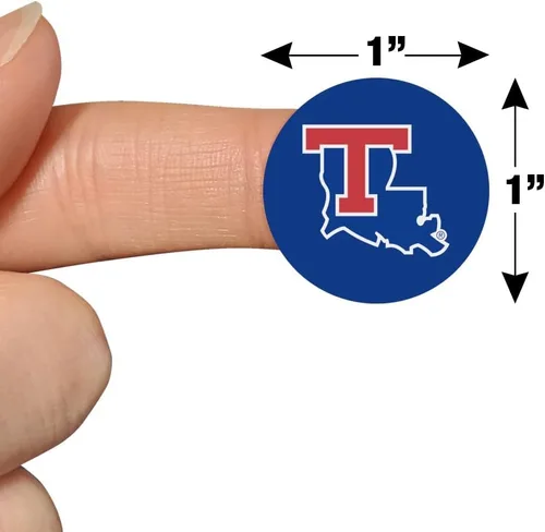 Miniatura 6 de Louisiana Tech University Bulldogs Logo Planner Calendario Scrapbooking Craft Pegatinas Opaco