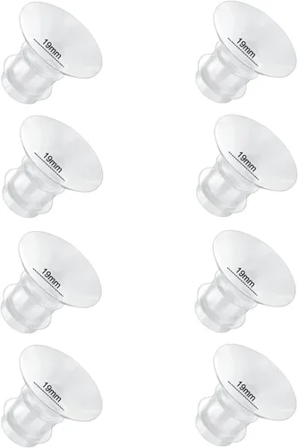 Insertos de brida 19mm 8 piezas Compatibles con Momcozy S12 pro/S9 pro/S9/S10/S12/Medela/TSRETE/Spectra/Bellababy etc. Sacaleches portátil de 24mm,