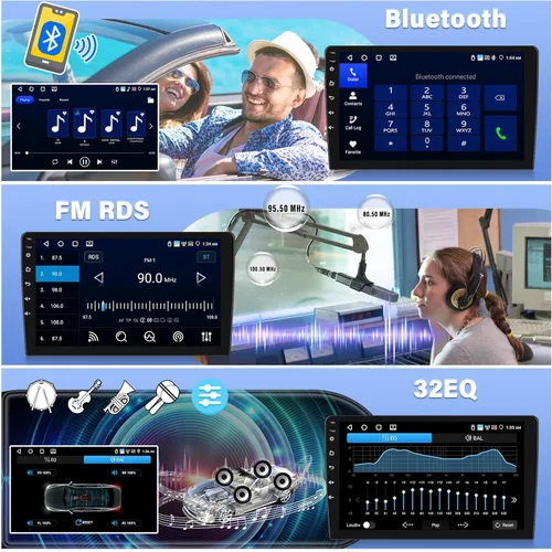 Miniatura 4 de Radio estéreo de coche 4G+64G Android 15 para Honda Civic 2016 2017 2018 2019 2020 2021,1280 * 720 HD pantalla táctil radio de coche con navegación