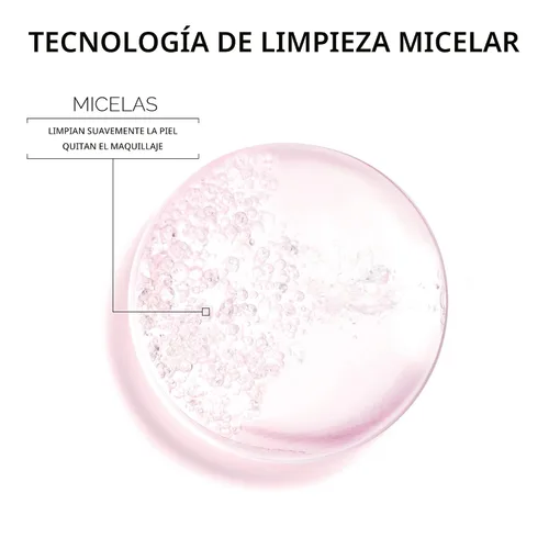 Miniatura 5 de Agua micelar limpiadora Garnier, desmaquillante todo en uno y limpiador facial, para todo tipo de piel, 3.4 onzas líquidas (100mL), 1 unidad