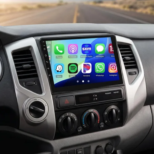 Miniatura 9 de [2G+64G] Android 15 Car Stereo para Toyota Tacoma 2005-2015 con Apple Carplay Android Auto, pantalla táctil de 9 pulgadas Radio Bluetooth WiFi