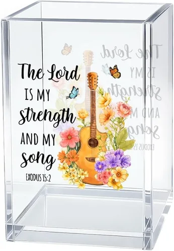 Miniatura 20 de I'm Literally Just A Girl - Organizador de cosméticos de acrílico para bolígrafos, divertido soporte de escritorio de acrílico para lápiz, bonitos