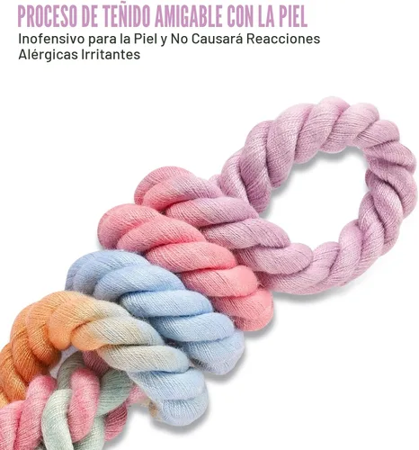 Miniatura 5 de Correa para perro de 5 pies hecha a mano de cuerda de algodón trenzada para perros pequeños, medianos y grandes, nuevo cierre de metal dorado