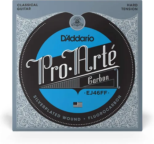 Miniatura 2 de D'Addario Cuerdas de guitarra Pro-Arte Classical Guitar Strings EJ46FF - Cuerdas de carbono - Envoltura chapada en plata, dinacore compuesto