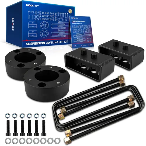 Miniatura 22 de KAX Kit de nivelación trasero de 1-2" Compatible con Jeep Cherokee 1984-2001 2WD/4WD Grilletes de bajada trasera de acero de alta resistencia