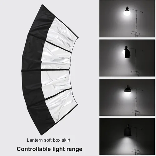 Miniatura 4 de Godox CS-85D Linterna Softbox 33.5 pulgadas/33.5 in Softbox de ajuste rápido Modificador de luz suave con falda y bolsa de transporte Caja suave