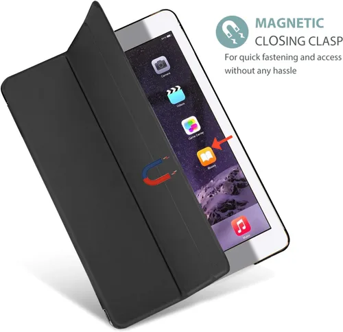 Miniatura 7 de ProCase Funda Inteligente para iPad Air 2 2014, Funda Protectora con Soporte Ultra Delgada y Ligera con Tapa Trasera Translúcida Esmerilada