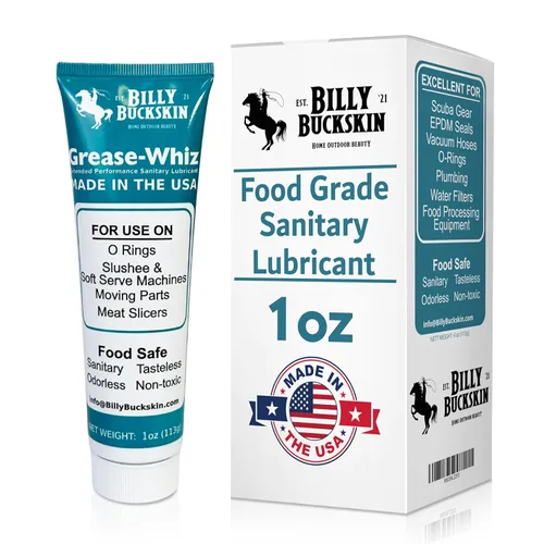 Grease-Whiz - Lubricante de grasa de grado alimenticio de 1 onza – Grasa para rebanar carne, helado, máquina Slushee, barriles de cerveza, piscinas,